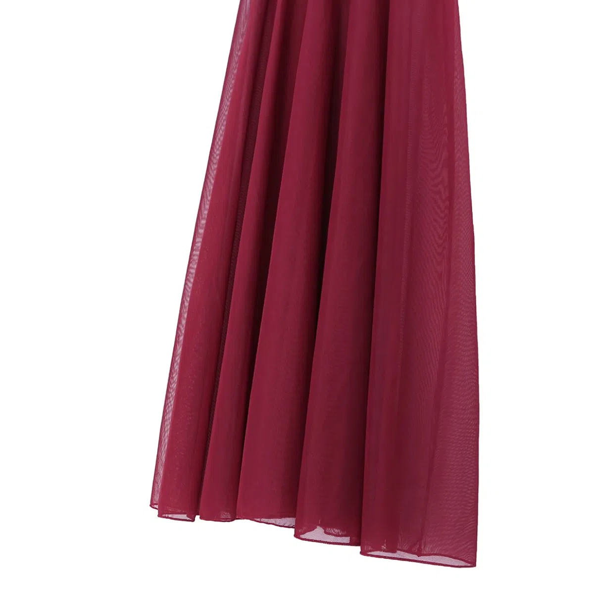 Oyolan Femme Robe Danse sans Manches Justaucorps Robe Danse Contemporaine Tenue Salsa Rumba Latine Costume Dancewear