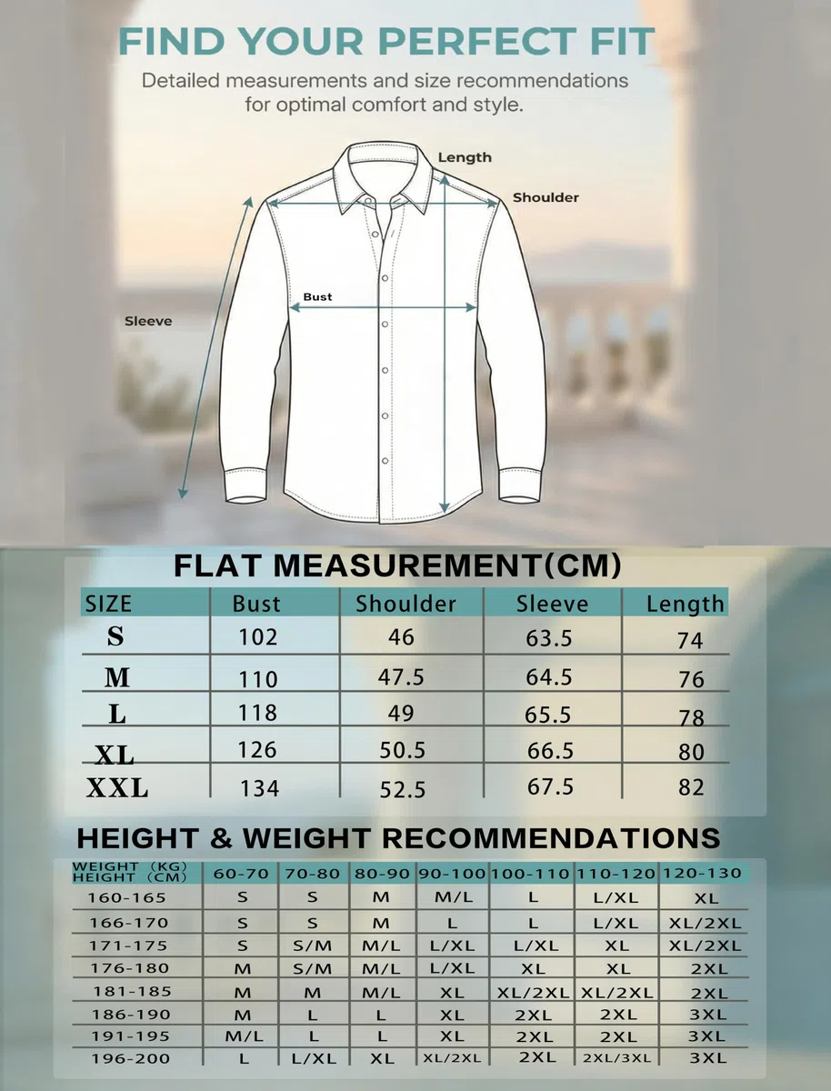 Chemise Homme Manches Longues, Chemise Décontractée Lin-Coton, Coupe Standard, Haut Décontracté d'affaires Casual, Idéale pour Vacances Plage Été