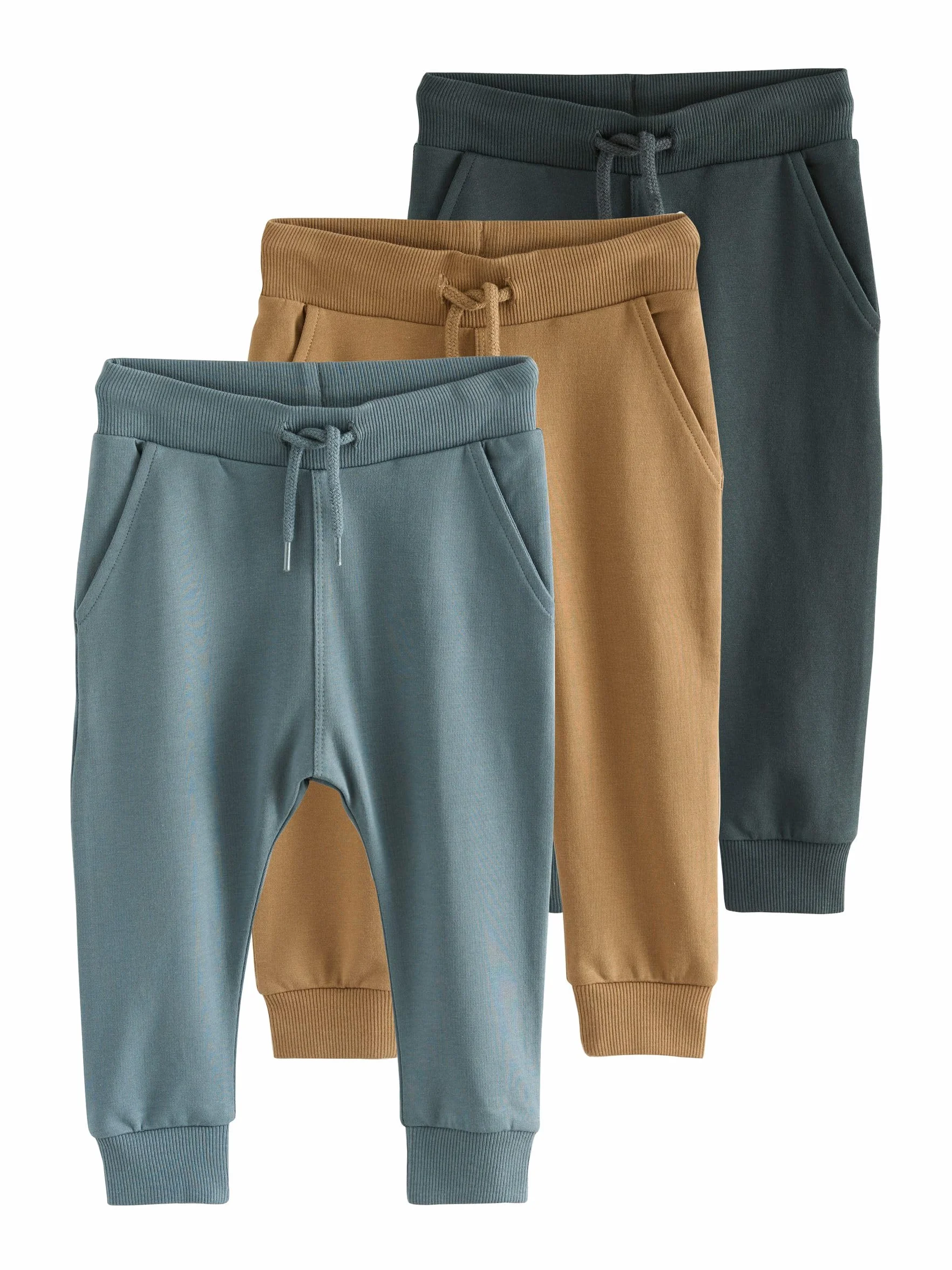 NEXT Garçon Pantalons de Jogging Super Skinny, Lot de 3