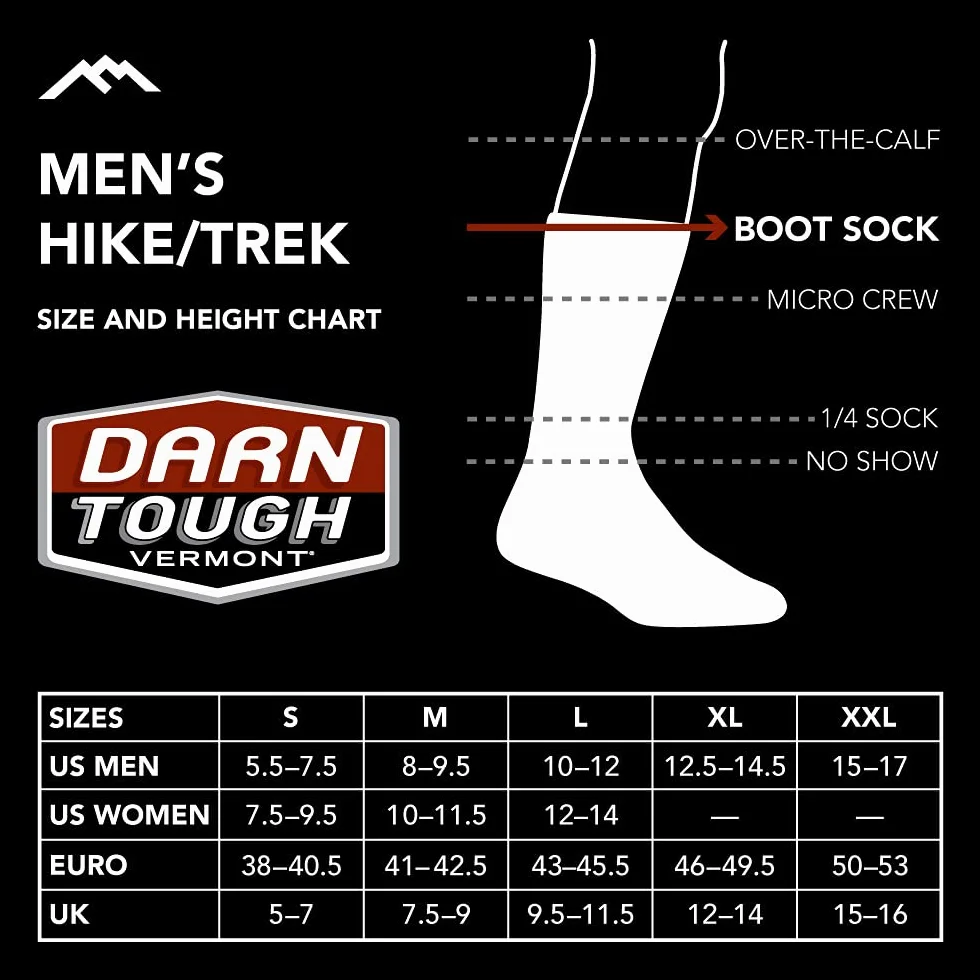 Darn Tough Quarter Chaussettes de Course légères pour Homme (Style 1715)