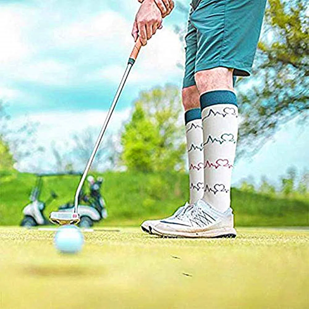 5 paires de chaussettes de compression 20-30 mmHg pour hommes/femmes infirmi¨¨re de r¨¦cup¨¦ration course maternit¨¦ grossesse vol voyage m¨¦dical sant¨¦ sport