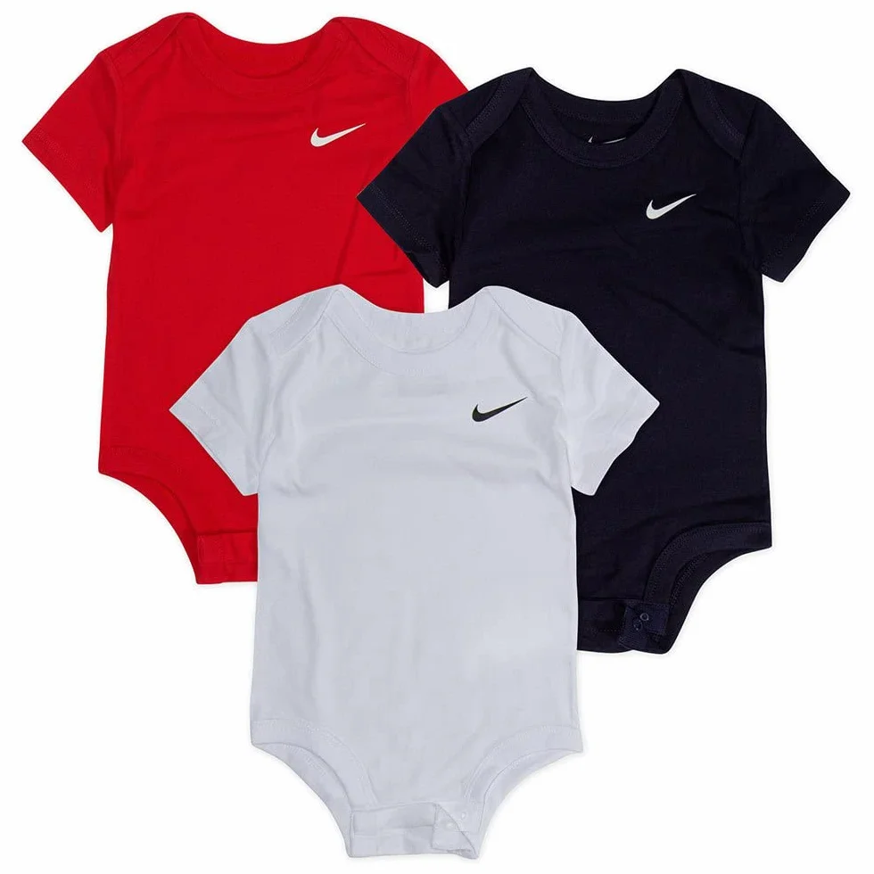 NIKE 3pk Swoosh Ensemble de t-shirt pour bébés et bambins Mixte bébé (lot de 1)