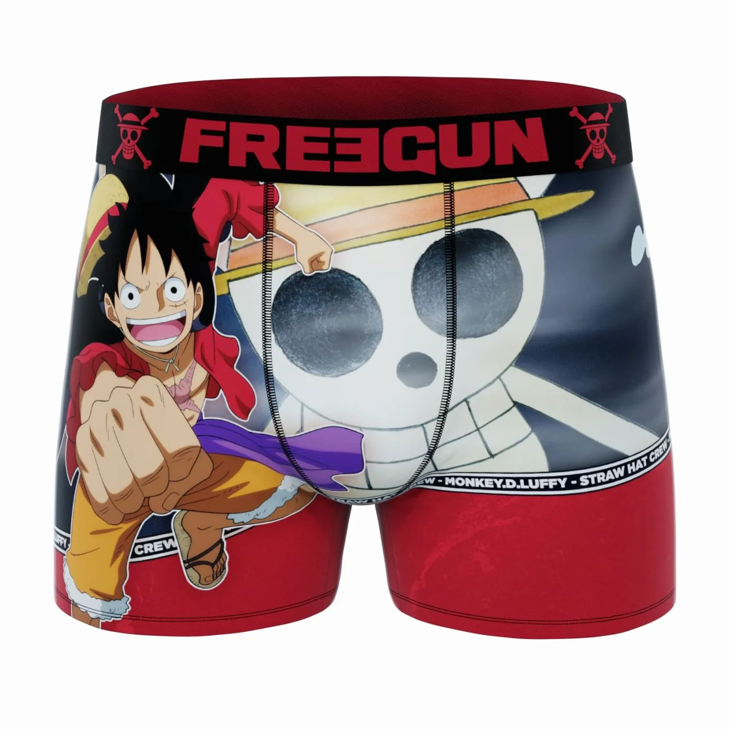Freegun Boxer Homme One Piece, Caleçon Homme (Lot de 5)