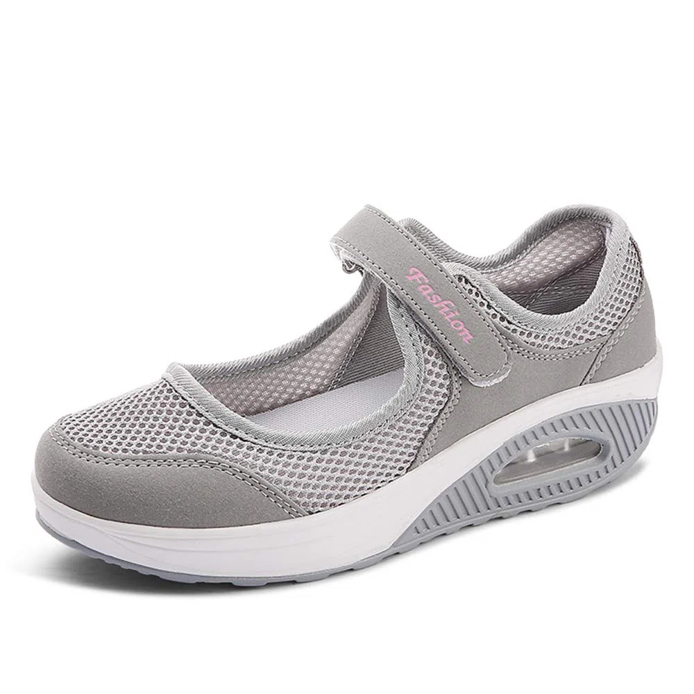 Femmes Minceur Chaussures Taille 35-42eu Marche Baskets Plate-Forme Chaussures Poids Air Léger Engrener Elastic Sports en Yoga à Enfiler Pas Cher Trainers en Maille Plates Été