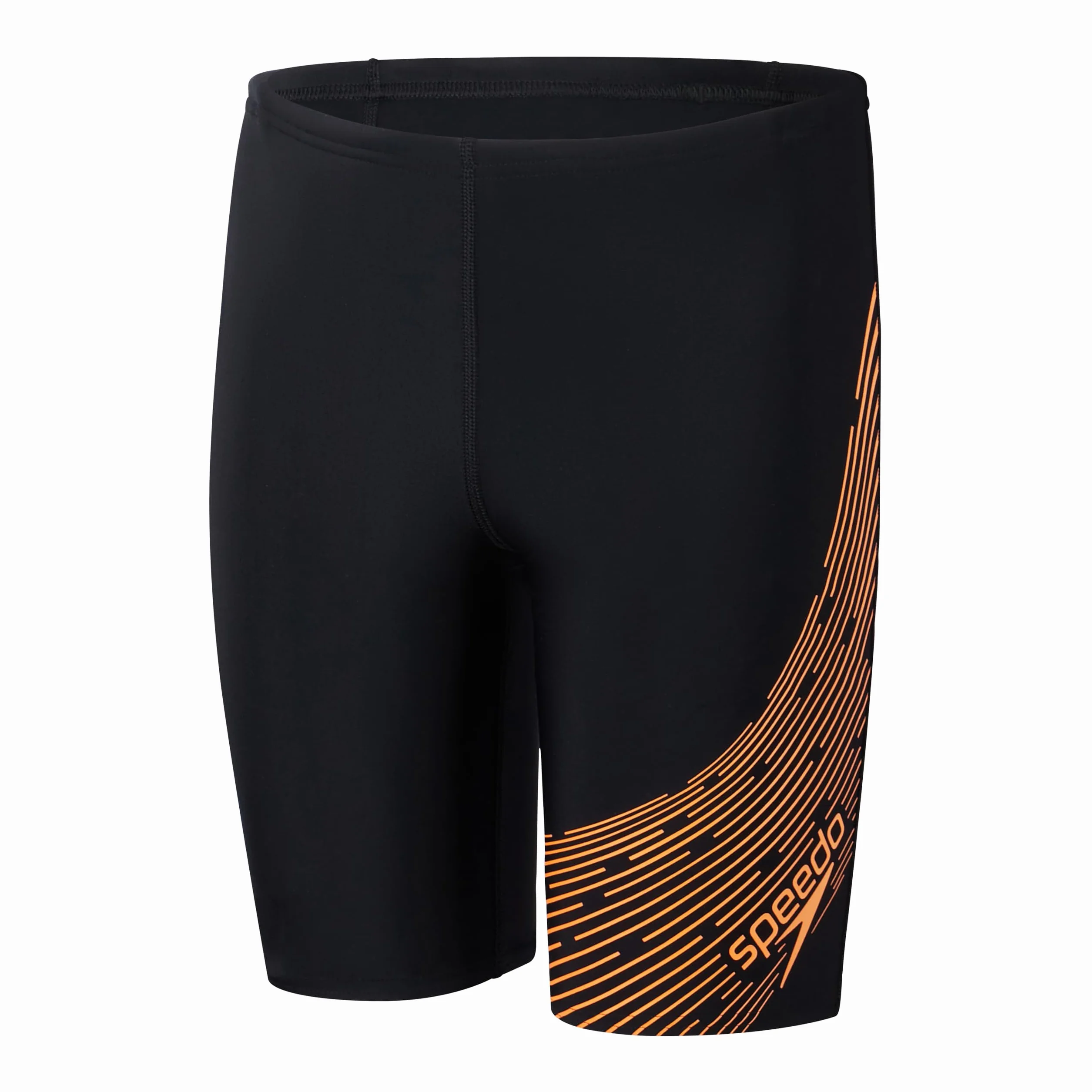 Speedo Maillot de bain pour garçon avec logo Medley Noir/orange
