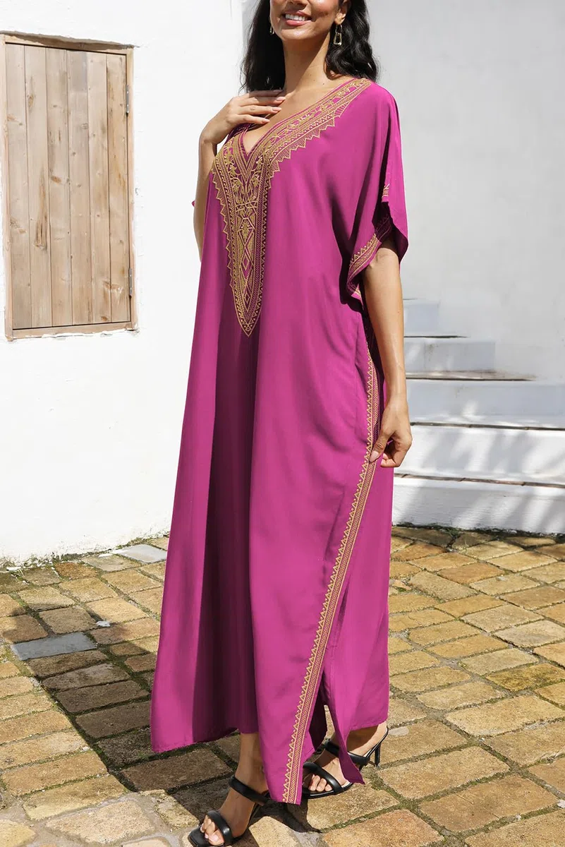 Kimono Boho pour Femme Longue Cardigan Kaftan Surdimensionné Roomy Loungewear Robe de Plage Cover Ups Robes