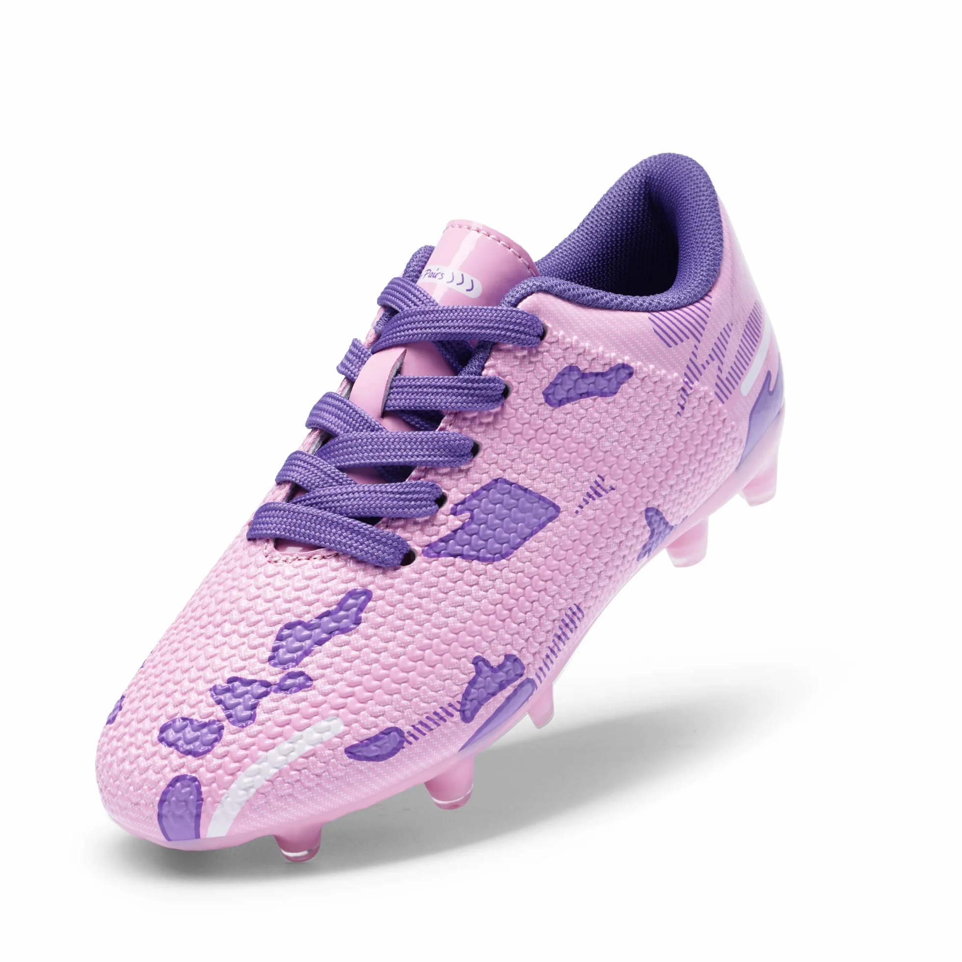 DREAM PAIRS Kids Chaussures de Football pour Enfants Durable Chaussures à Crampons avec Laçage latéral pour Garçons Confortable SDSO2301K