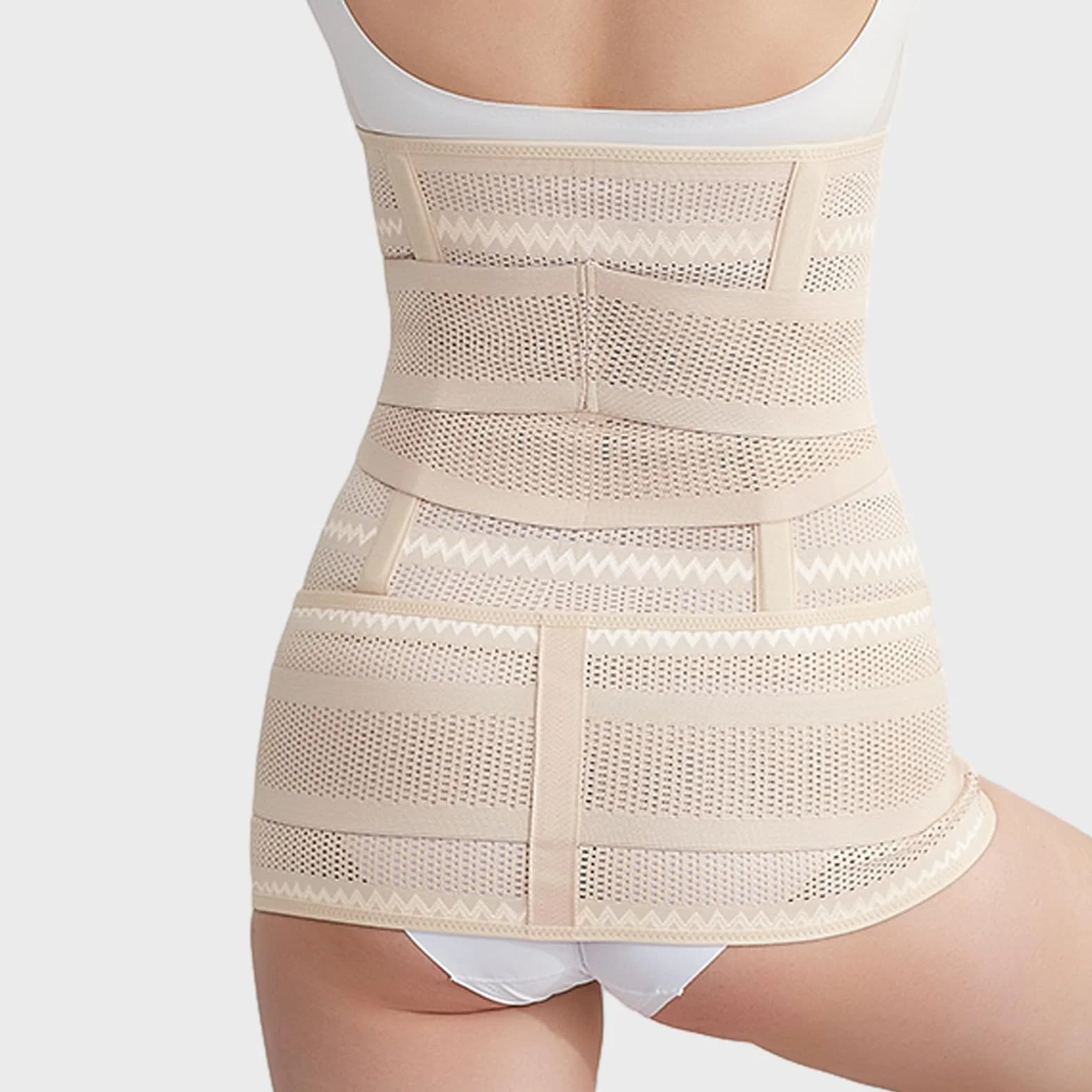 3 in 1 Ceinture Abdominale Femme, 4 Patchs Ceinture Soutien Grossesse avec Ceinture Pelvienne, Ceintures Post Partum Accouchement M L XL XXL, Ceintures Maintien Lombaire, pour Ventre Plat (L)