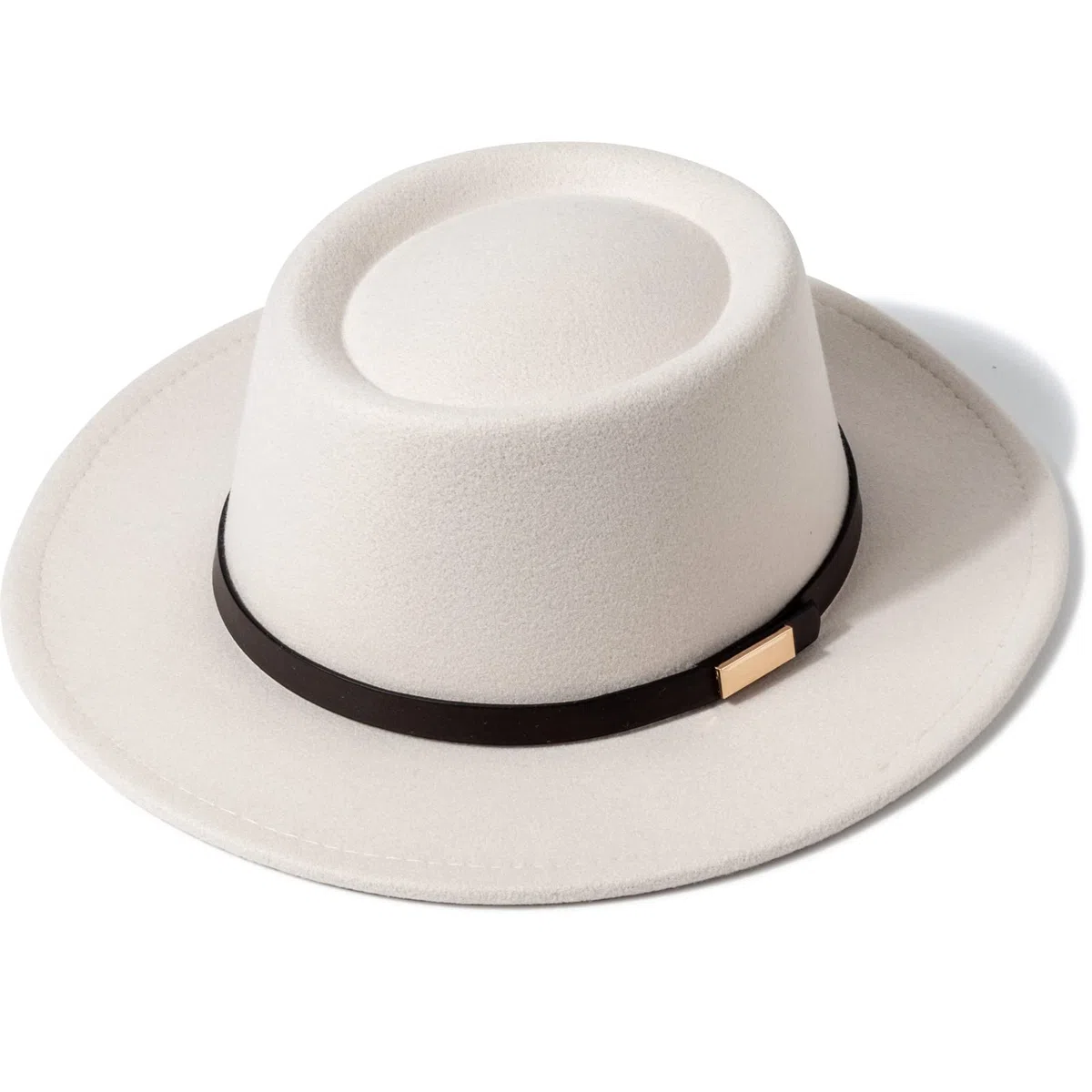 DRESHOW Femme Homme Chapeau de Paille Panama Chapeau Été Large Bord Chapeau de Soleil Anti-UV pour Plage Voyage Chapeau de Soleil