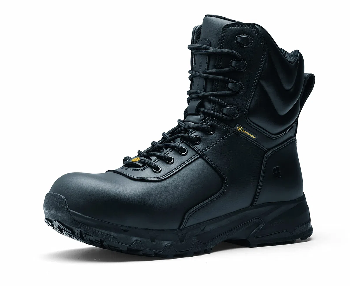 Shoes for Crews Guard High, Chaussures de sécurité certifiées CE S3 HRO WR SRC, Bottes de travail unisexes avec semelle extérieure antidérapante, Chaussures sûres hydrofuges pour hommes et femmes