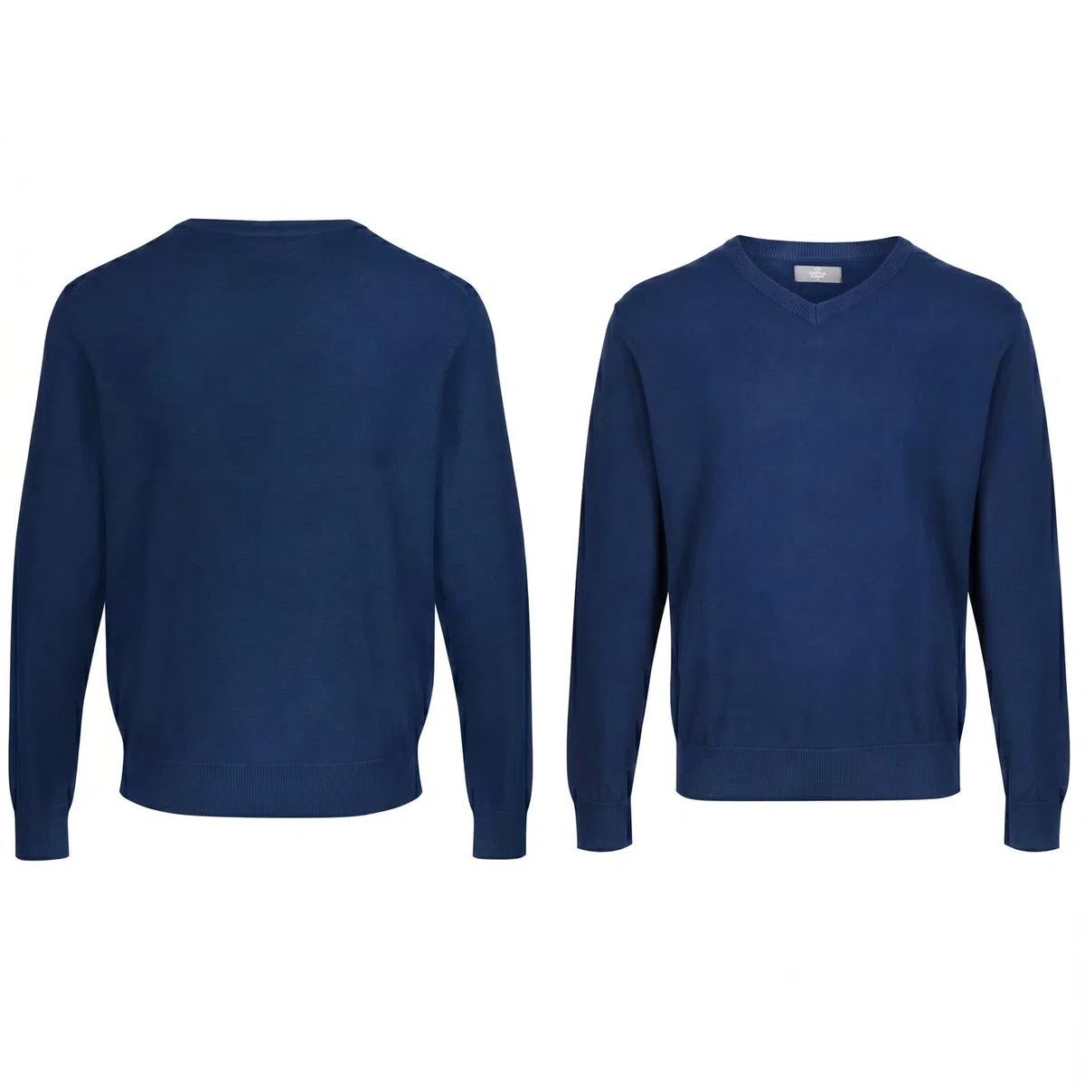 Castle Point Pull Homme 100% Coton Léger – Pull Tricot Col Rond ou Col V Pull Homme Coton Respirant Pull Léger Décontracté et Bureau