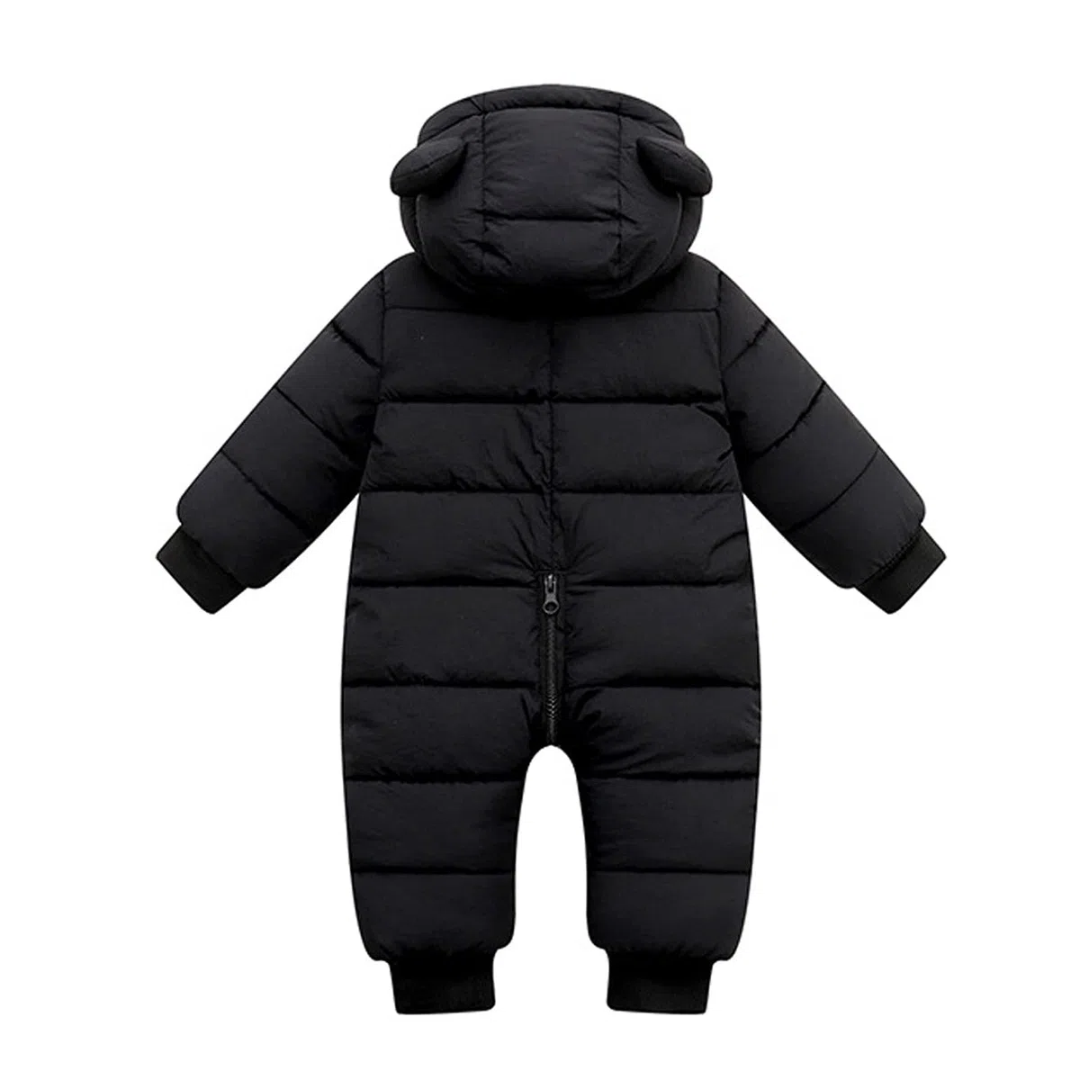 Générique Combinaison De Neige pour Bébé Fille - Chauds Coupe-Vent À Col Mameluco avec Capuche en Plume Hiver Manteau Tenue Bebe Garcon Body 1 Mois Barboteuse 18 Cadeau