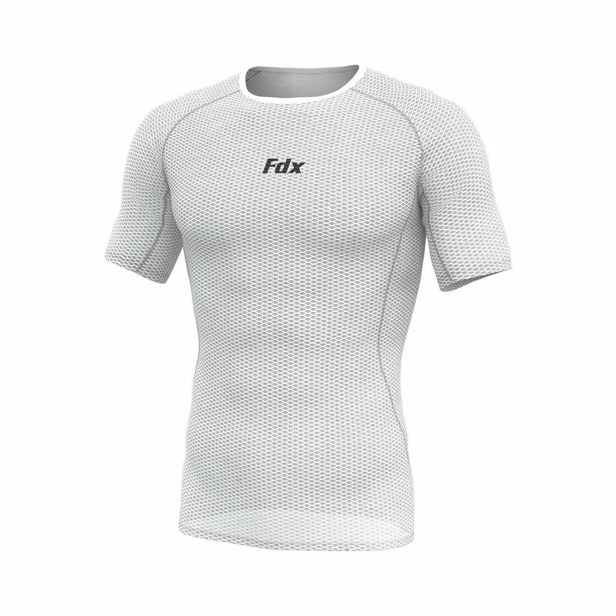 FDX sous-vêtement Technique Cool Mesh à Manches Courtes – Été, ultraléger, Respirant et Anti-odeurs, idéal pour Le vélo, la Course à Pied, la Salle de Sport, l'entraînement et la randonnée