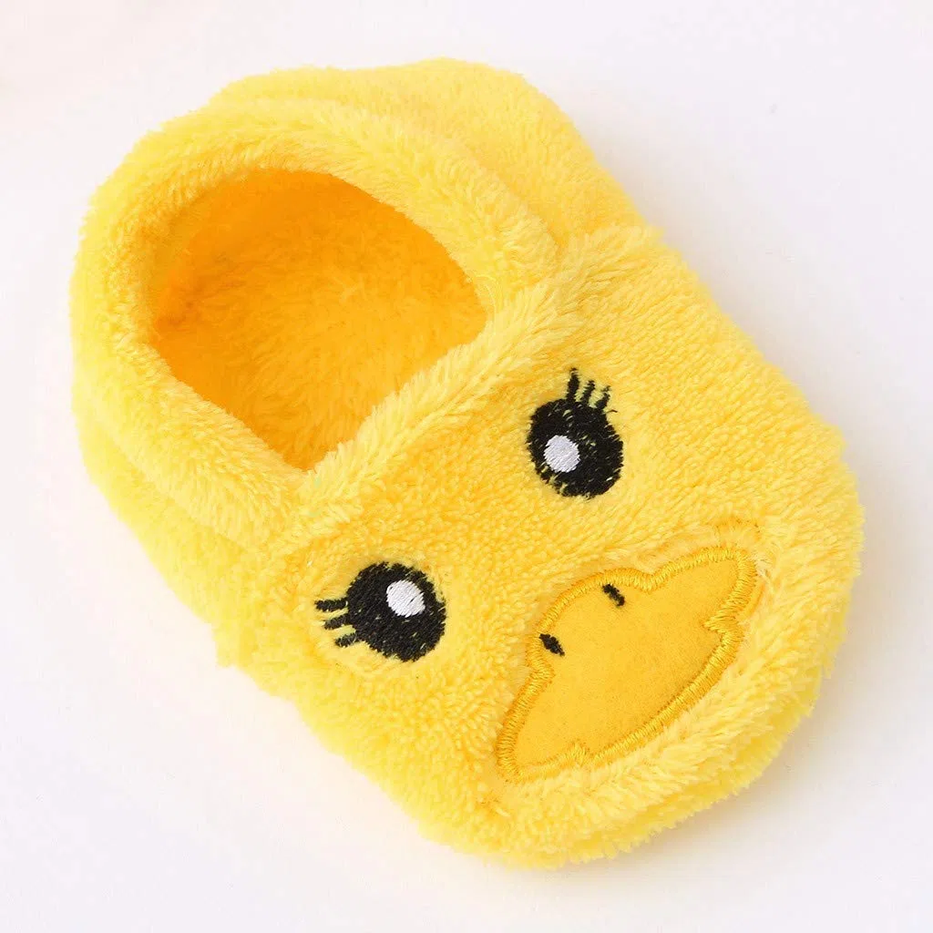 Vêtements de Nuit Bébé Sortie de Bain À Capuchon Garçons Filles Peignoir pour Enfant 0-12 Mois,Dessin animé Petit Canard Jaune Service à Domicile + Chaussures 2pcs Bébé Ensembles