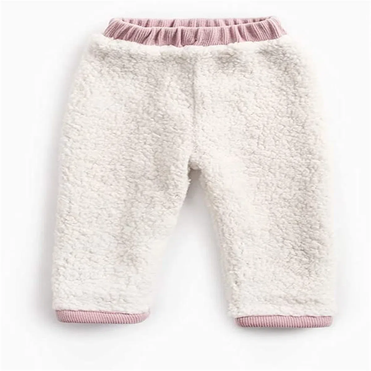 Petit bébé fille garçon hiver chaud taille haute pantalon de jogging enfant en bas âge coton cordon pantalon doublé polaire velours côtelé pantalon