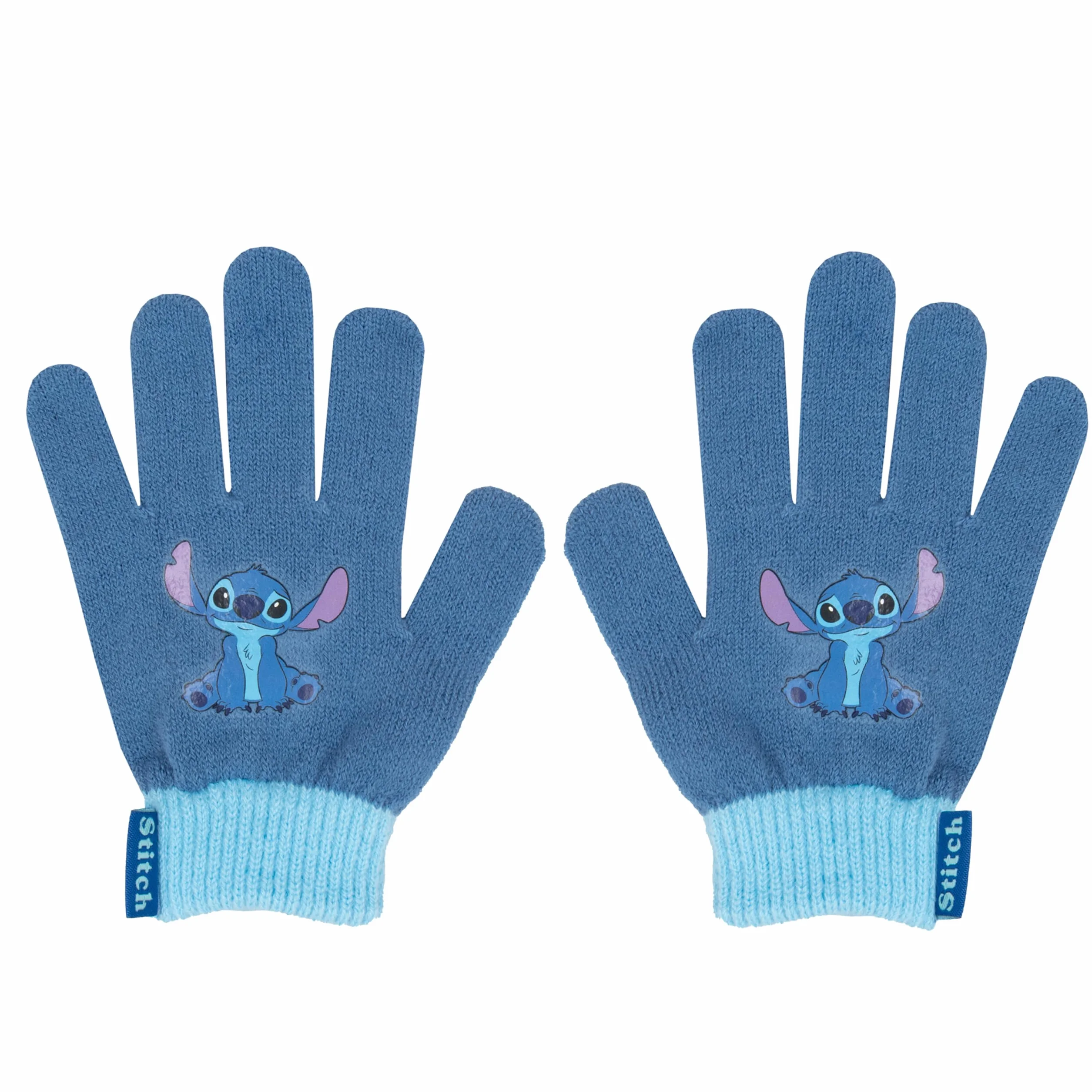 Disney Casquette Stitch | Gant Et Bonnet Stitch | Gant Et Bonnet Enfant | Bonnet Fille | One Size Bleu