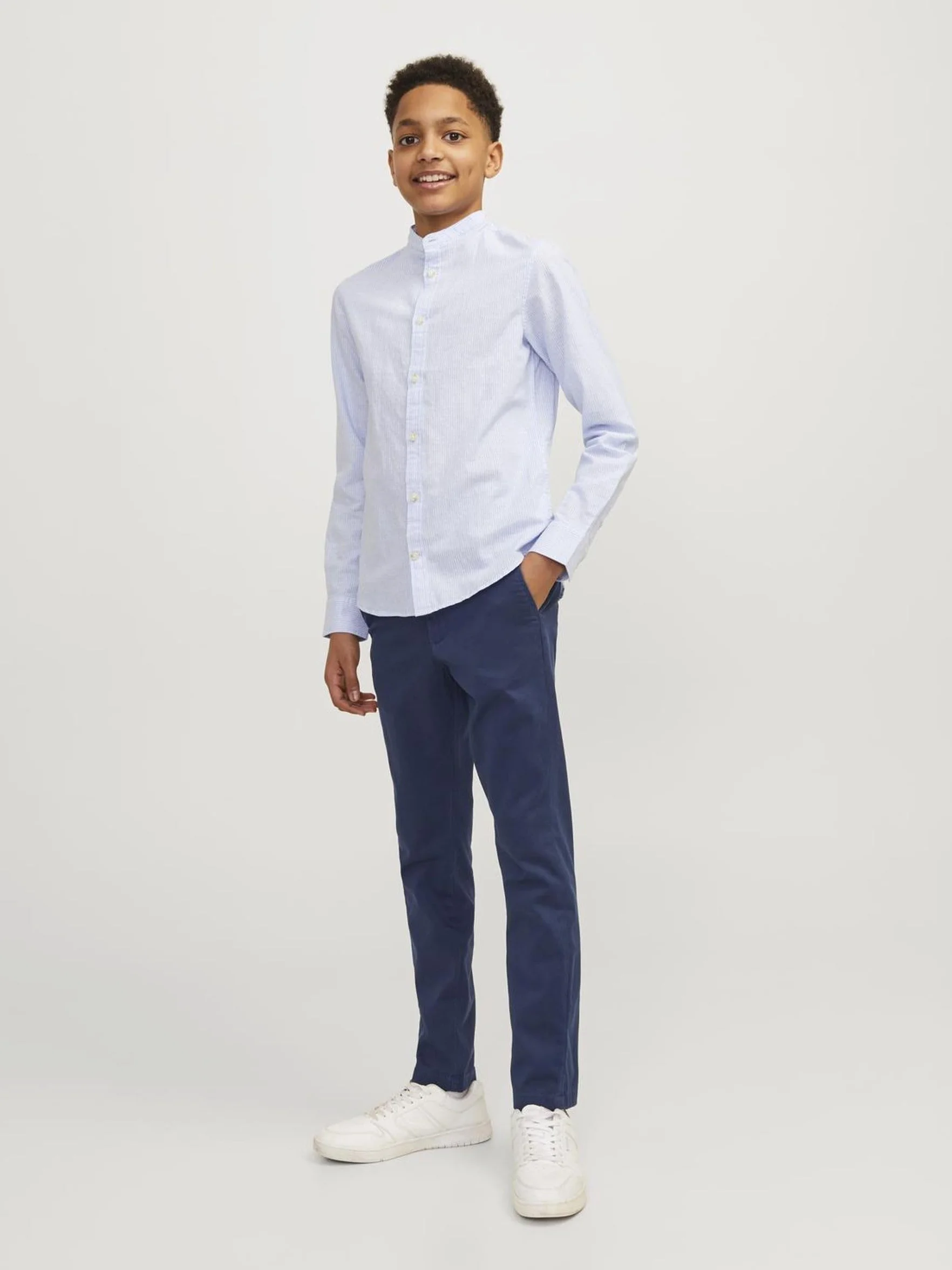 Jack & Jones Jpstmarco Jjbowie Sa Beige Noos JNR - Pantalon - Hose - Garçon