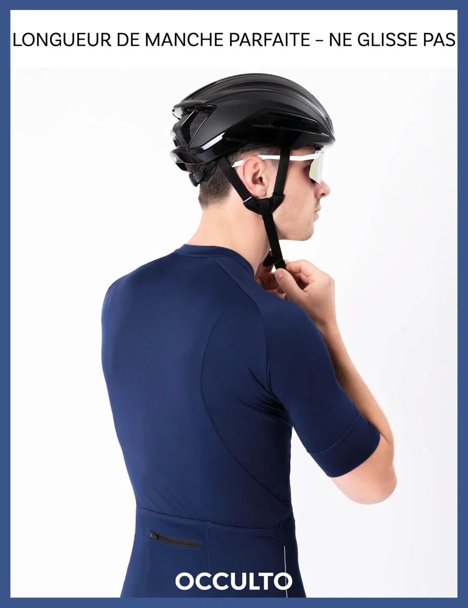 Occulto Maillot Cyclisme Homme (modèle: Milano), Maillot Velo Cycliste