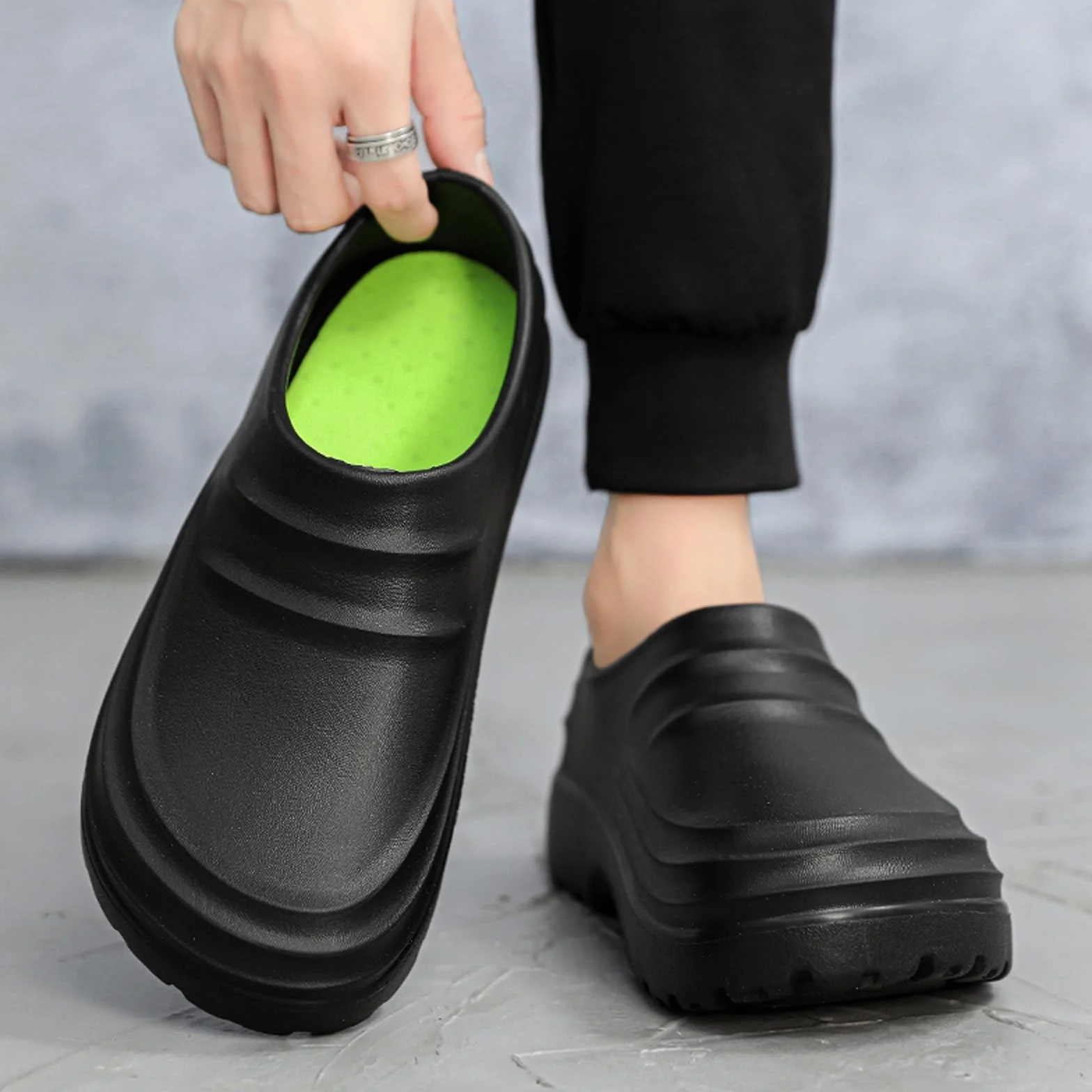 Sabots de Travail Antidérapants et Imperméables pour Hommes et Femmes – Sabots de Chef Confortables Idéals pour Le Jardinage la Restauration Les Soins Infirmiers et D’Autres Professions