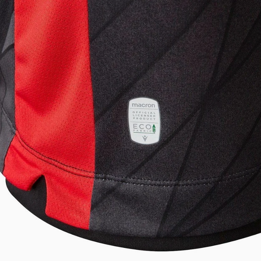 Maillot Enfant Rugby Lyon Lou Rugby Domicile, Noir