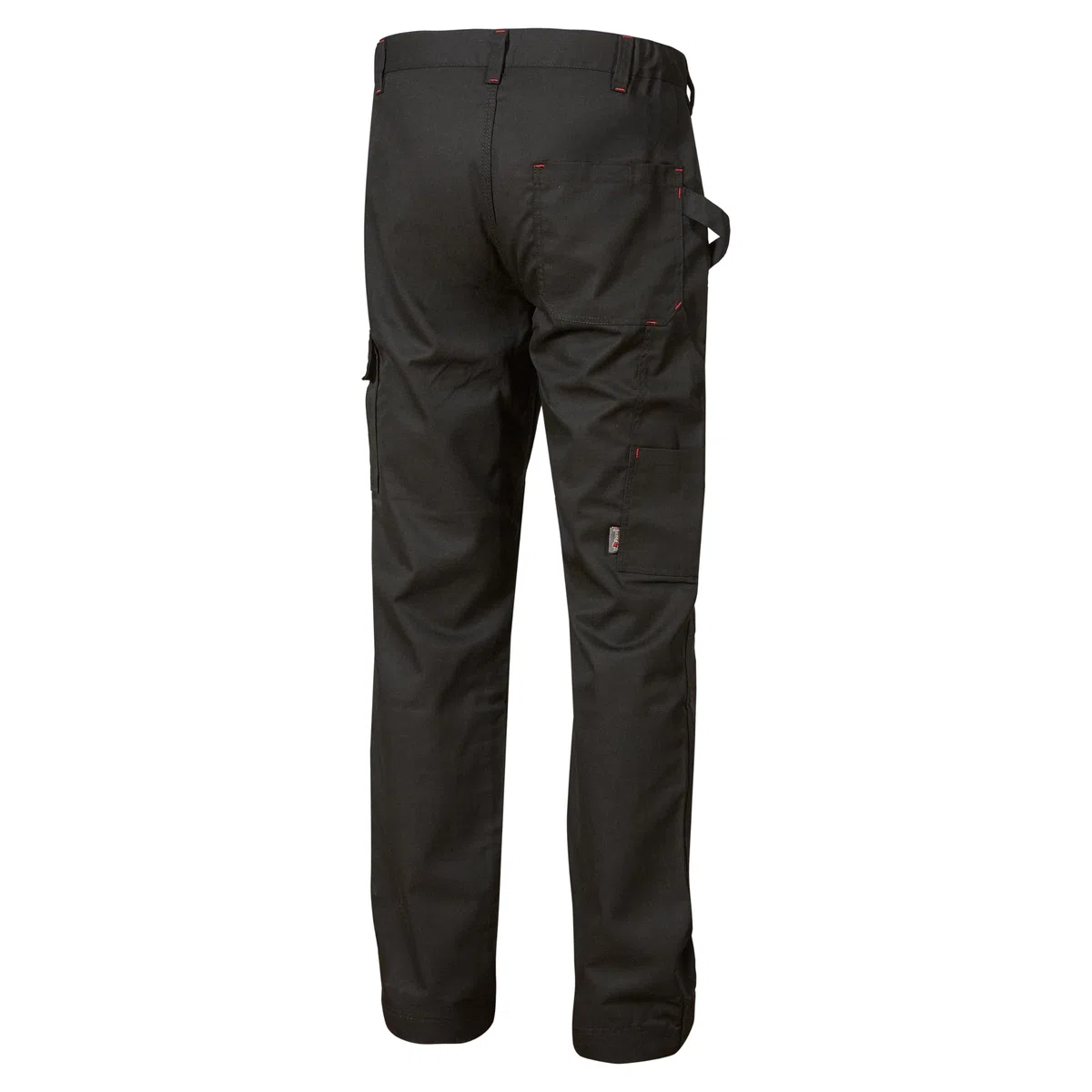 U-Power Pantalon de travail pour homme, pantalon cargo à taille élastique, avec poches genouillères, multi_poches, tissu confortable, vêtement extérieur résistant et durable (Black Carbon 54)