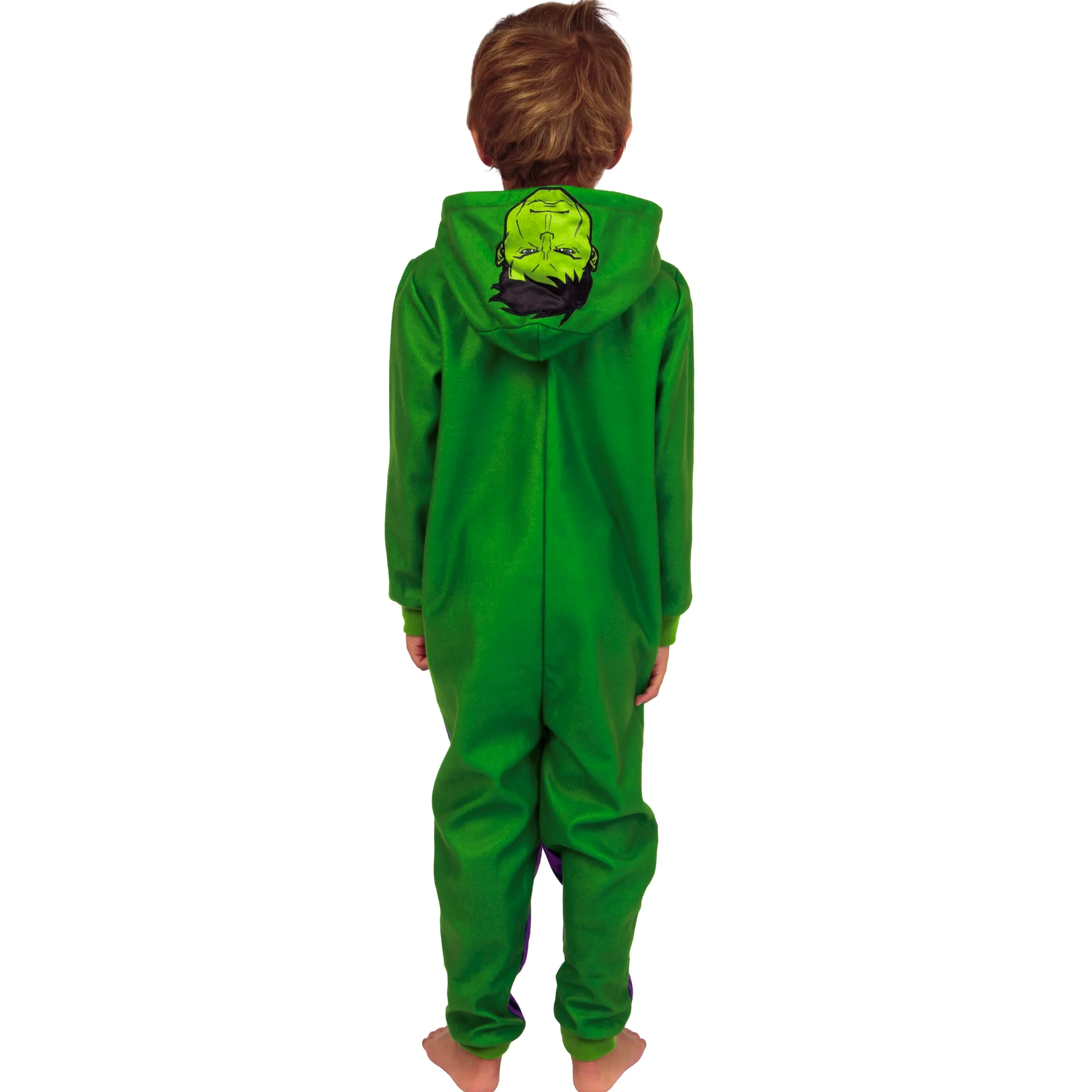 Marvel Hulk Surpyjama Garcon | Surpyjama Polaire Enfant | Grenouillere Enfant | Combinaison Enfant | 2 Et 12 Ans