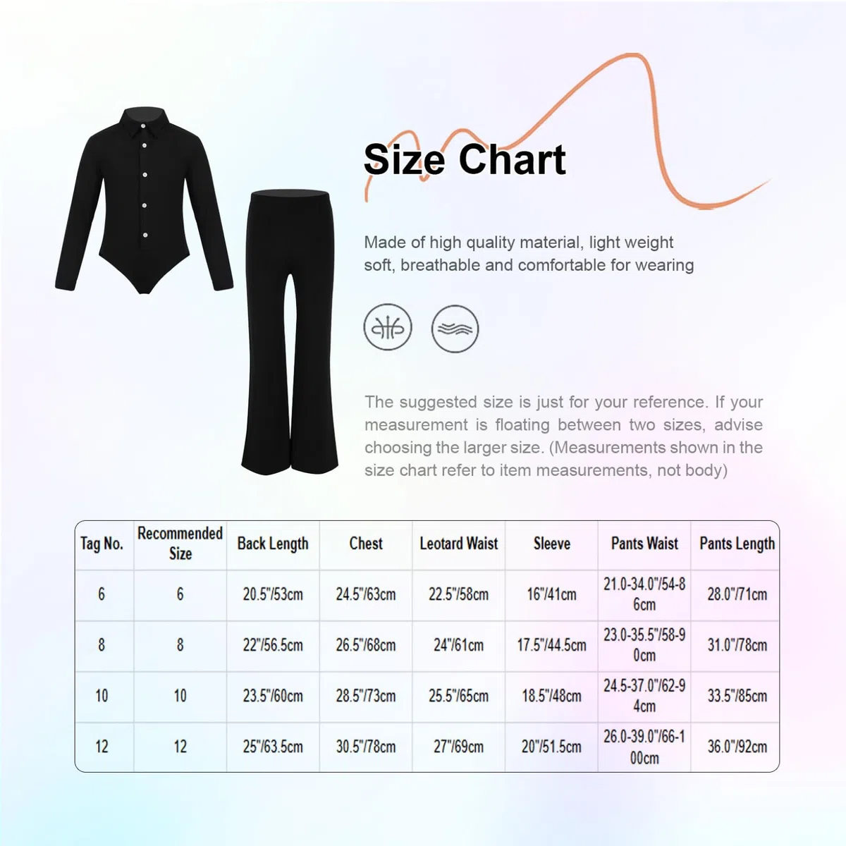 Oyolan Enfant Garçon Justaucorps Danse Latine Body Chemise et Pantalon Danse de Salon Jazz Tenue Patinage Artistique Gymnastique