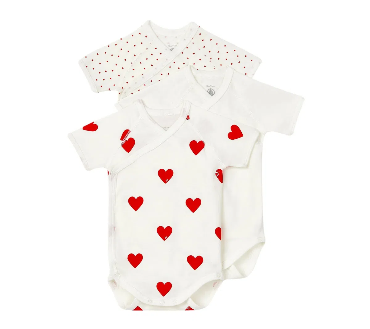 Petit Bateau A04o7 Body Mixte bébé (lot de 3)