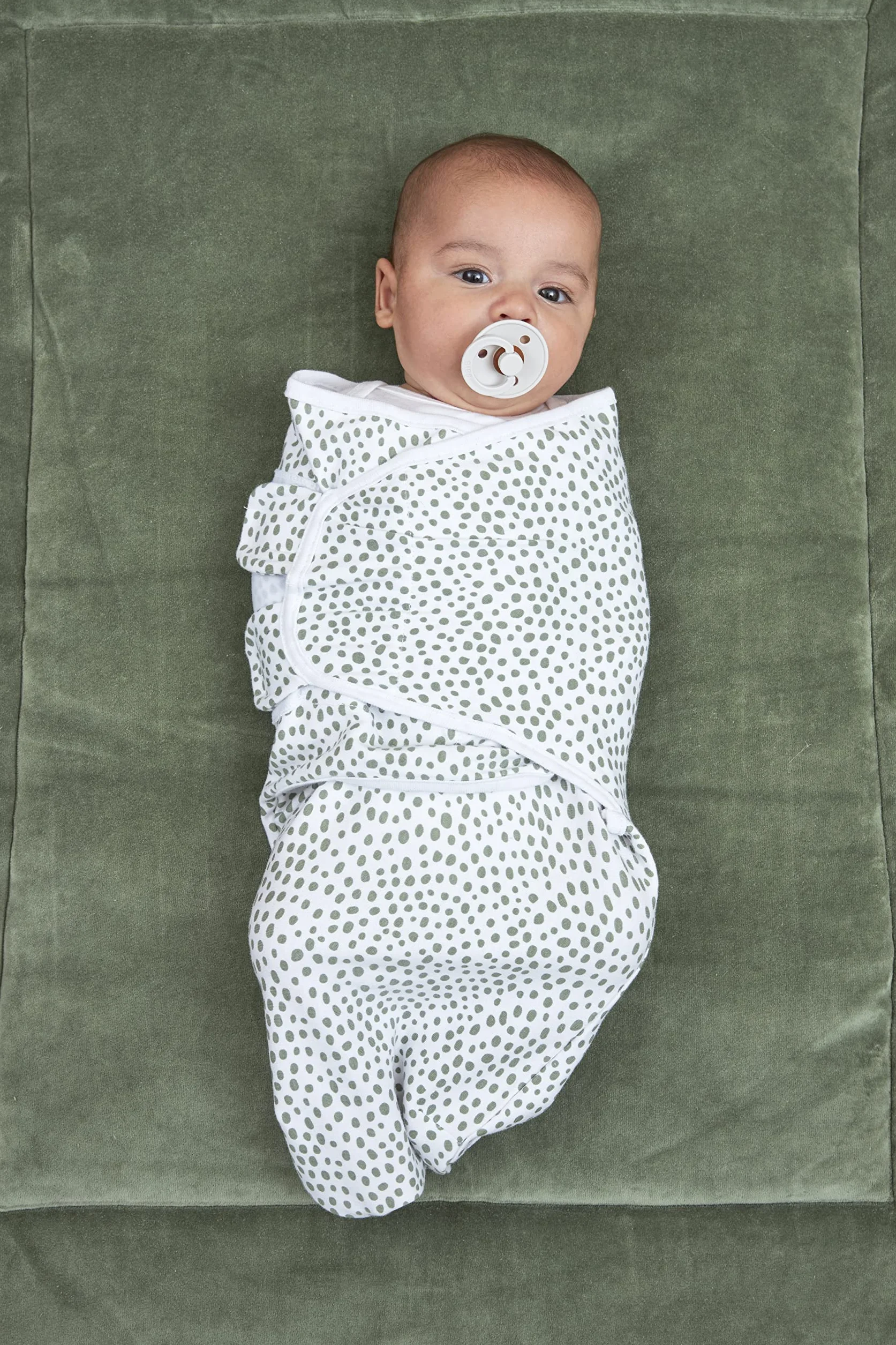 Meyco Baby Cheetah/Uni pucksack - 2er Pack - Forest Green - 0-3 Monate