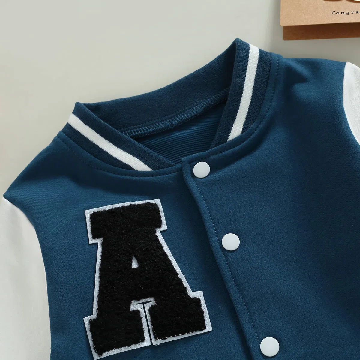 Veste de baseball à manches longues pour tout-petits garçons, manteaux décontractés pour petits garçons, vestes d'automne et d'hiver avec poche