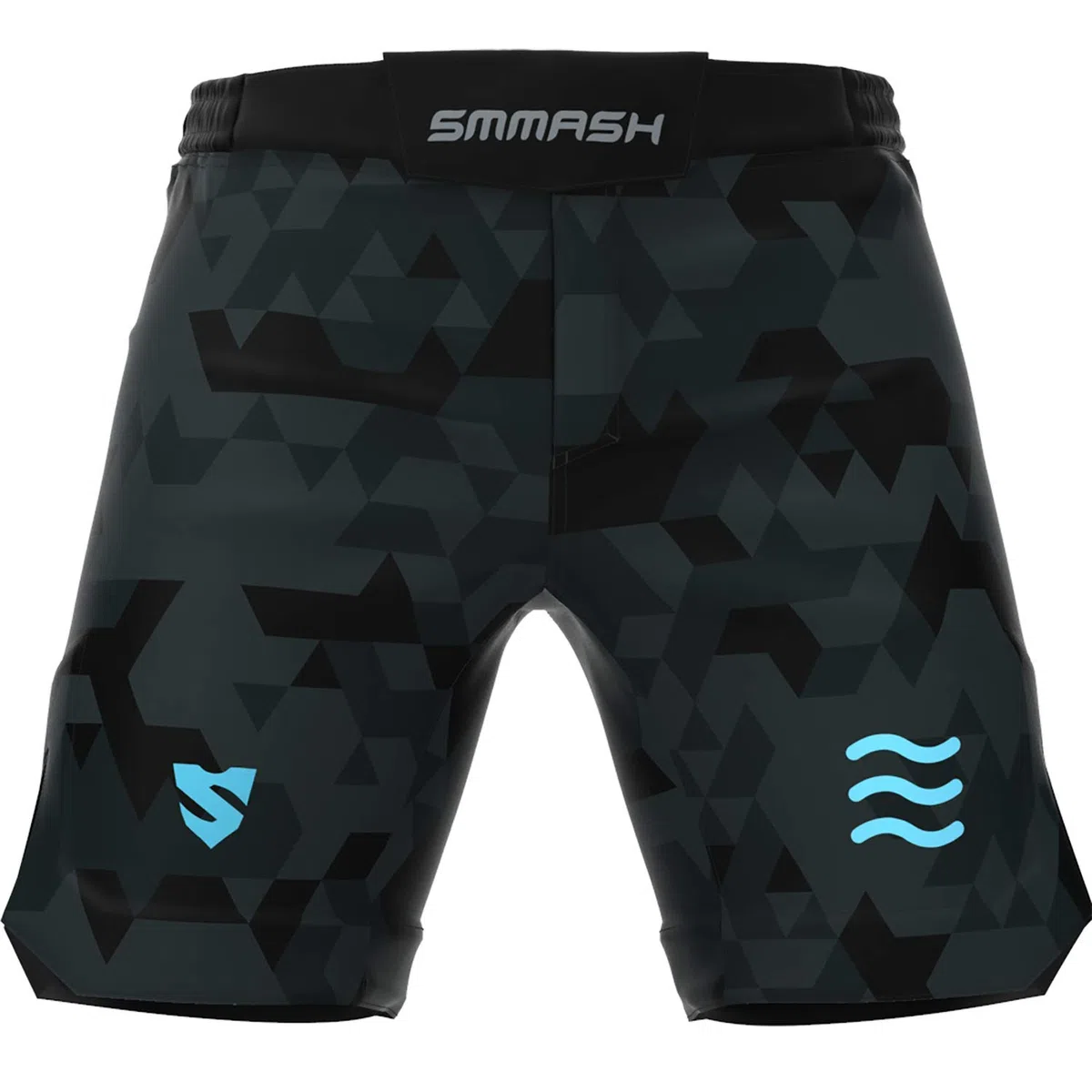 SMMASH Short D'entraînement Sport pour Homme Pantalon De Boxe Thaibox Muay Thai MMA Gym Fitness Respirant Fermeture Velcro Résistant Ultraléger