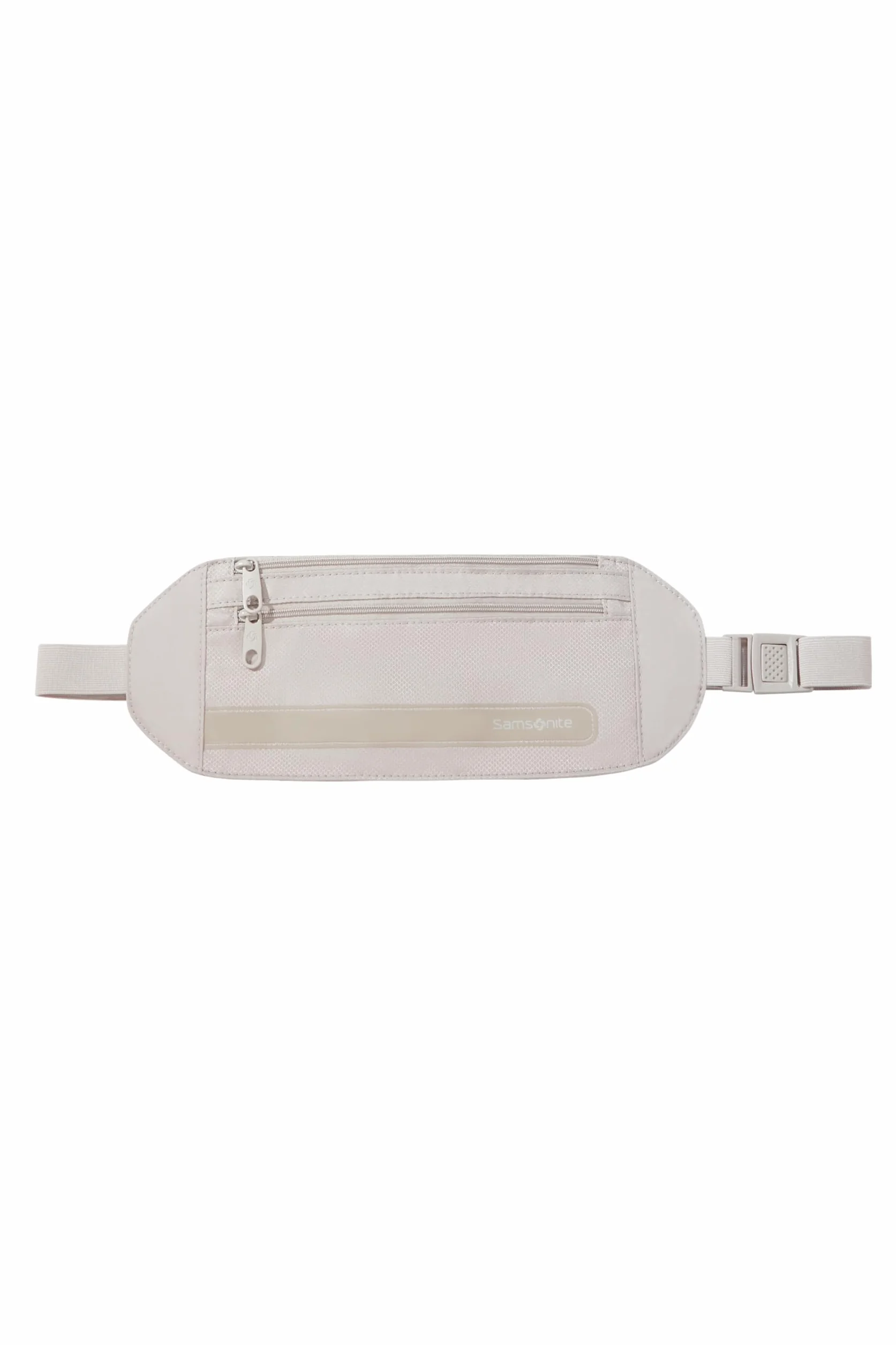 Samsonite TA Revolution Ceinture Porte-Monnaie avec Protection RFID, 2 Poches zippées pour l'argent, Les Cartes bancaires, Les Billets, Les Cartes d'embarquement et Le Passeport, Gris éclipse