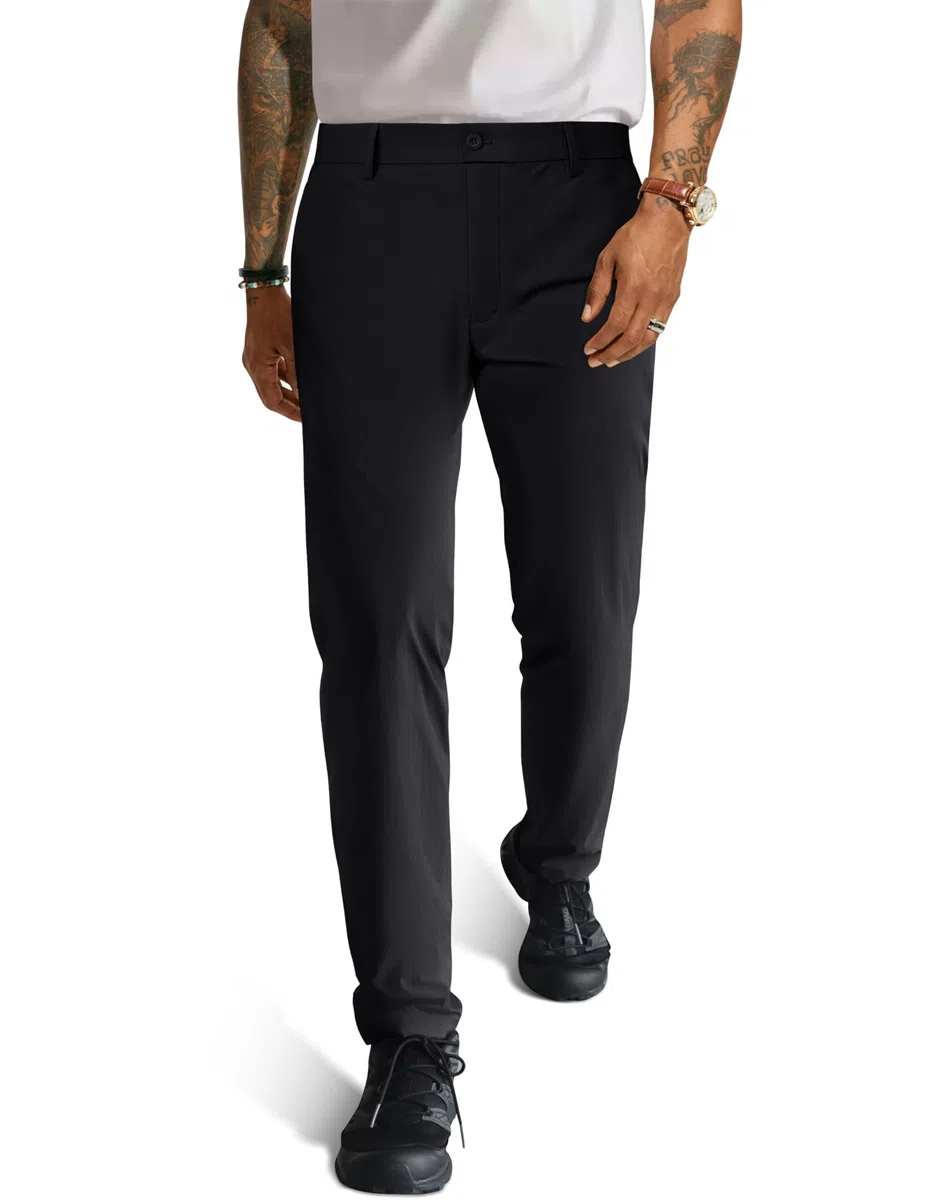 PJ PAUL JONES Pantalon de travail décontracté à taille élastique pour homme