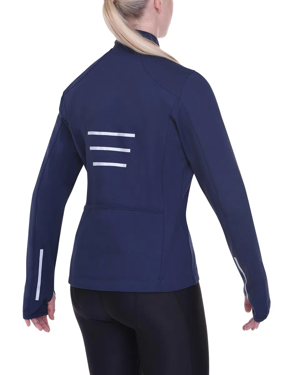 TCA Veste de Course à Pied et de Cyclisme Thermique pour Femmes. Veste Coupe-Vent, Réfléchissante et Respirante avec poches zippées