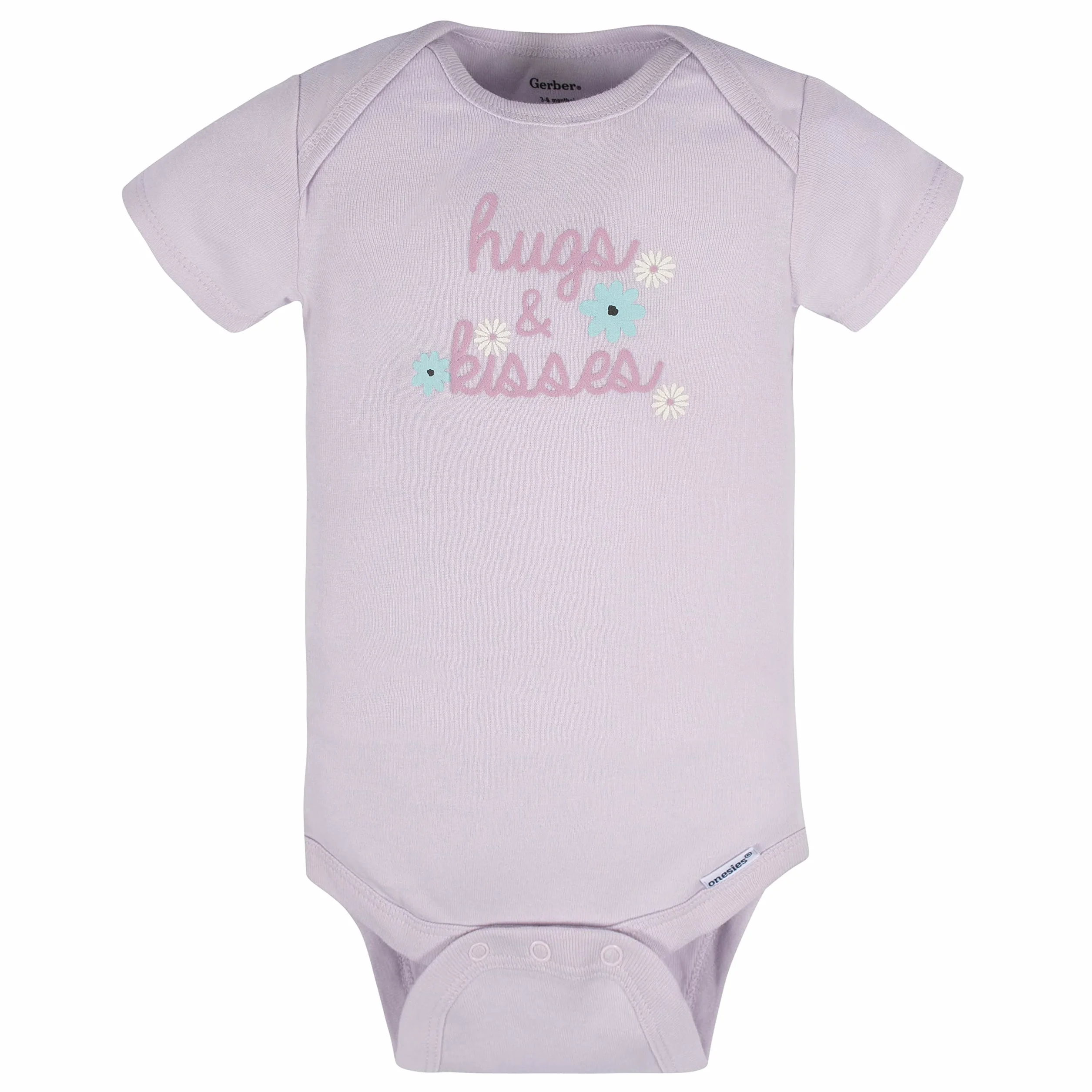 Gerber 8-pack Short Sleeve Onesies Bodysuits Chemise Bébé fille (lot de 8)