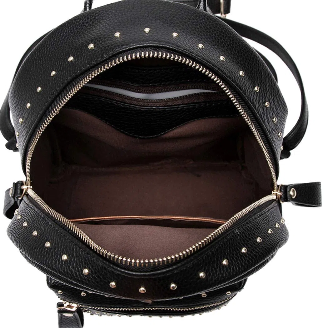 DEERWORD Femme Sac a Dos Sacs à Main Portés Bandouliere Feminin Ados Original PU Cuir 5255 1pc Ensemble