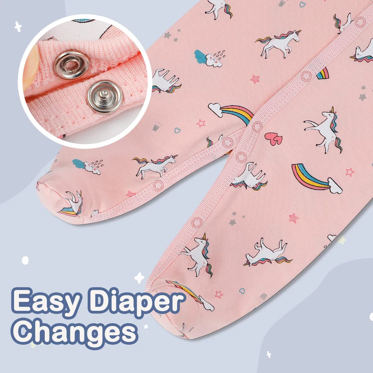 MK MATT KEELY Combinaison Bébé Garçon Fille Grenouillere Coton Body Bebe Recouvre Les Pieds Vêtements Bebe