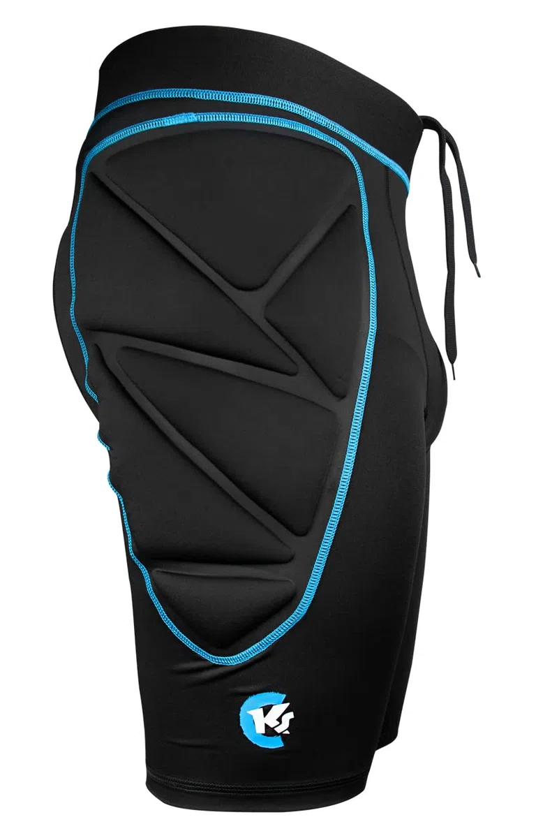 KEEPERsport - Sous-vêtement rembourré de gardien de but - Short de protection pour gardien de but - Taille 128-XXL - Noir