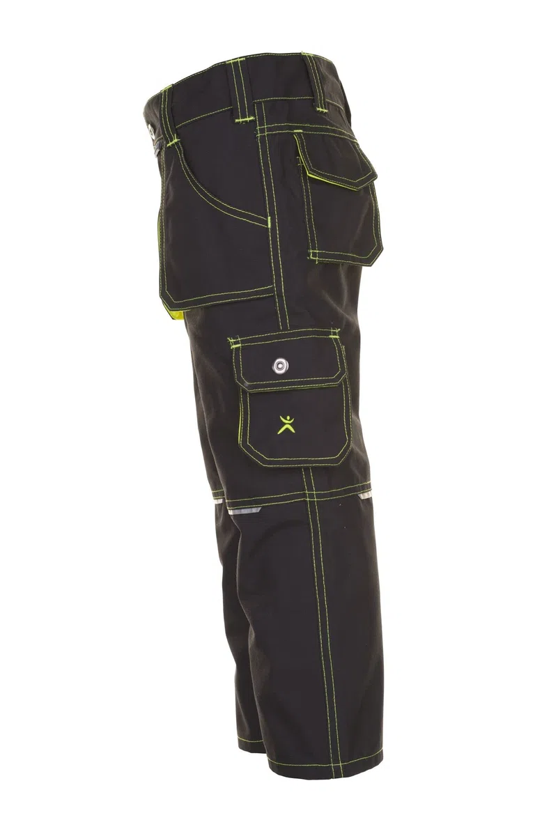 Planam 6110158 Pantalon Taille 158/164 Anthracite/Jaune