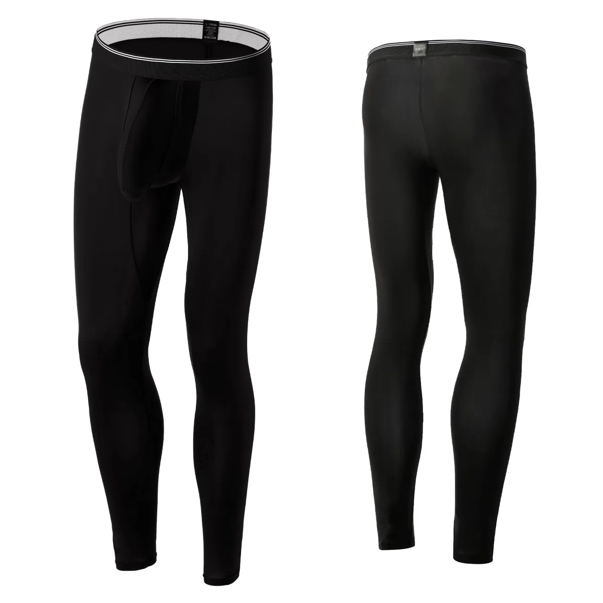 Pantalon de compression pour homme, long, legging, pantalon de course, respirant, sous-vêtement fonctionnel, collant double poche, sous-vêtement éléphant