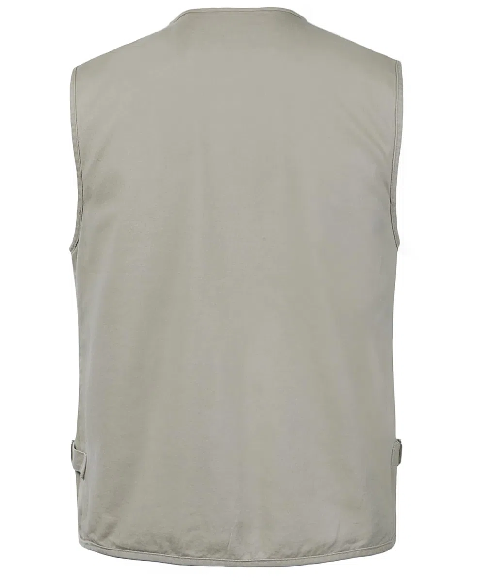 Hommes Gilet de Pêche Multi-Poches Gilet Photographie Chasse Veste Sans Manche de Plein Air Gilet Journaliste de Voyage Pêche