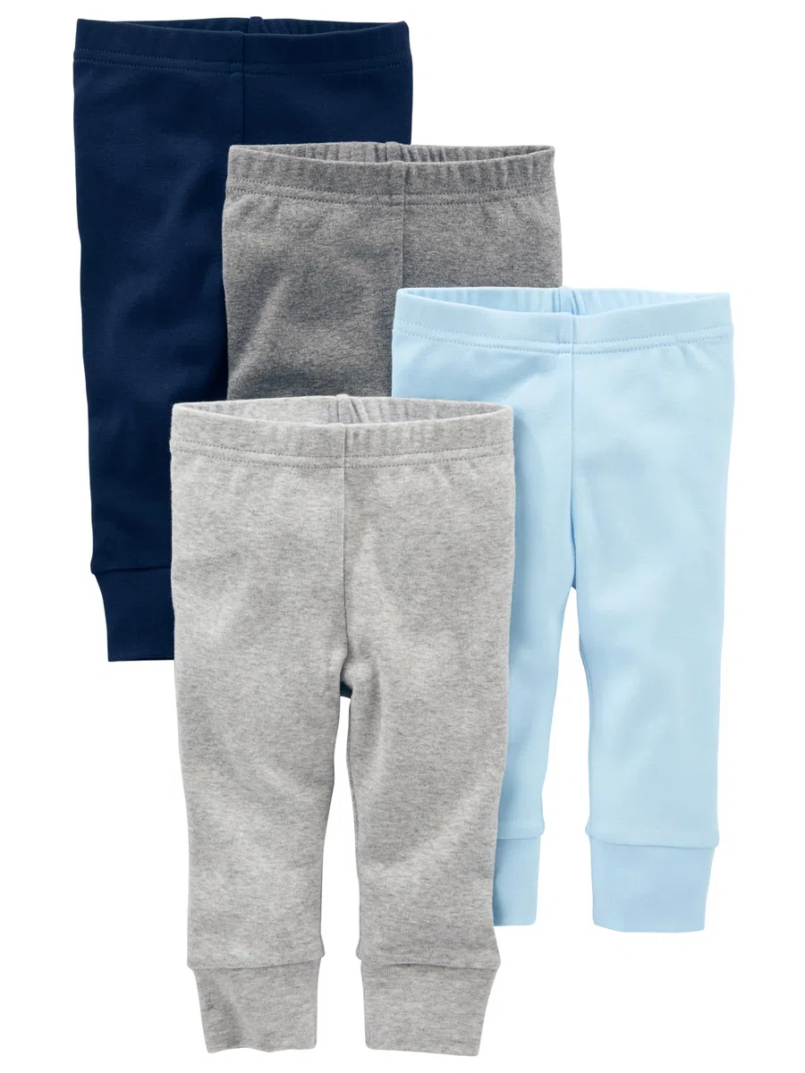 Simple Joys by Carter's 4-Pack Textured Pants - Pantalons - Droit - Mixte bébé