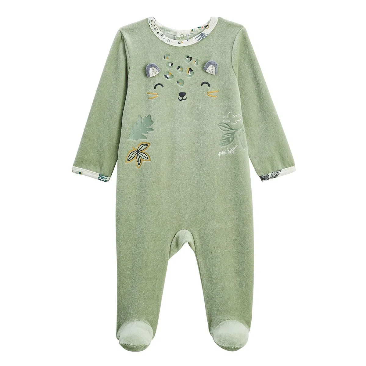 Petit Béguin - Lot de 2 Pyjamas bébé en Velours Boavista