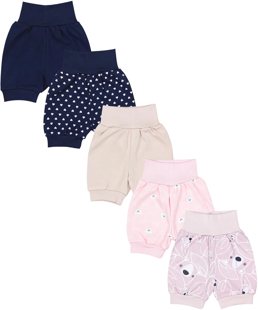 TupTam Shorts Pantalon Bébés Filles 5 Pièces