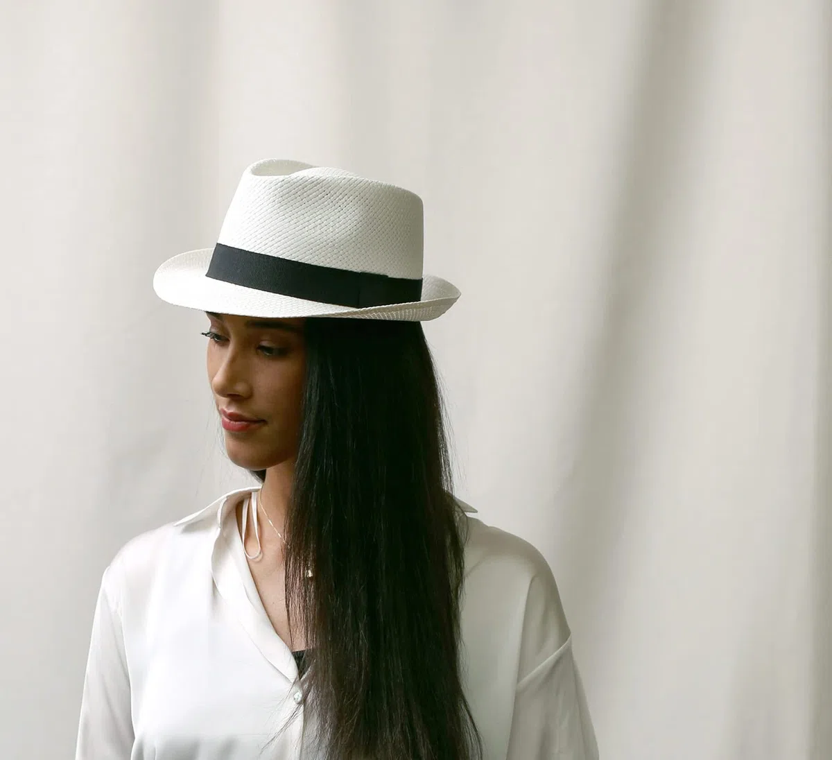 Chapeau Trilby Paille Homme ou Femme Classic Trilby Verano
