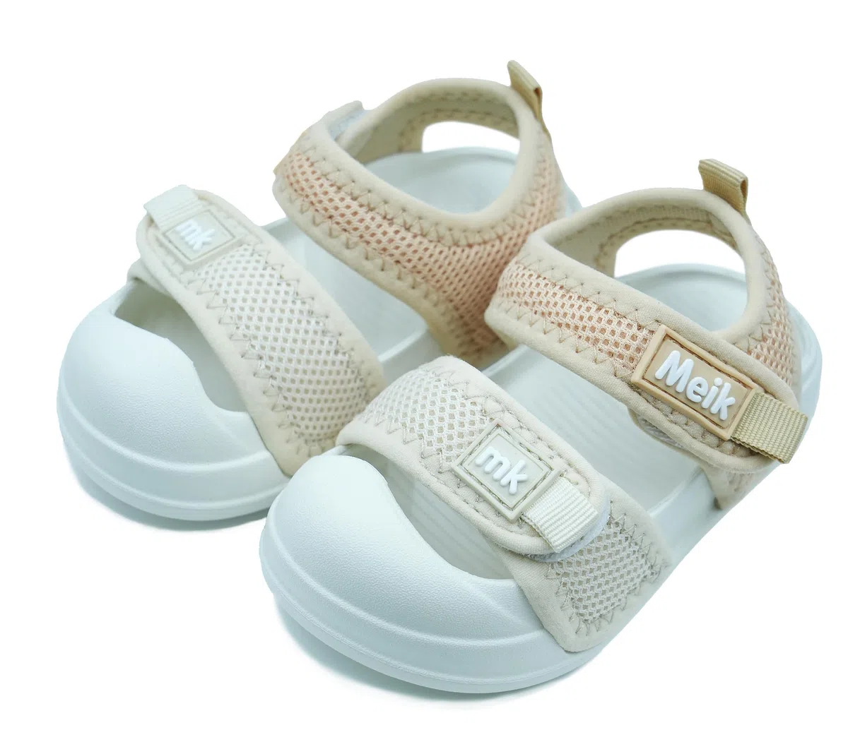 Meik Mangni Mixte Enfants Sandales pour Bébé Fille Garçon Bout Fermé Souple été Plat Marche Beach Outdoor Sport Sandales,21-31 EU