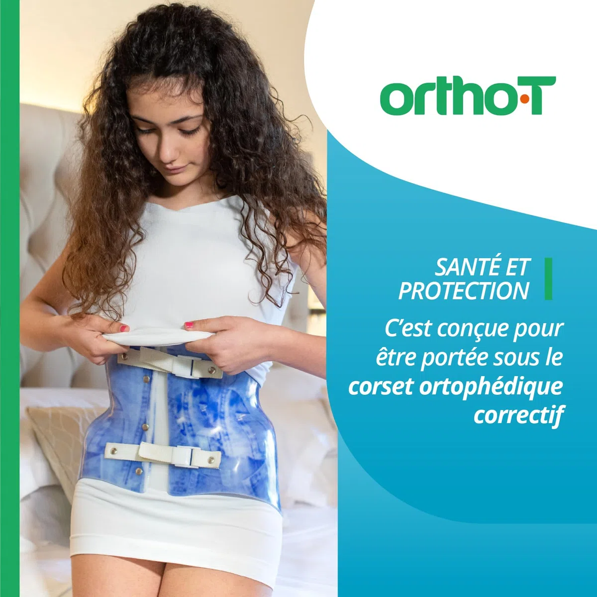 T-Shirt Sous-buste Sans Manches - T-shirt Sans Couture Antibactérien et Respirant, idéal pour Corset Orthopédique, Scoliose, correcteur de posture homme et femme, Taille XS