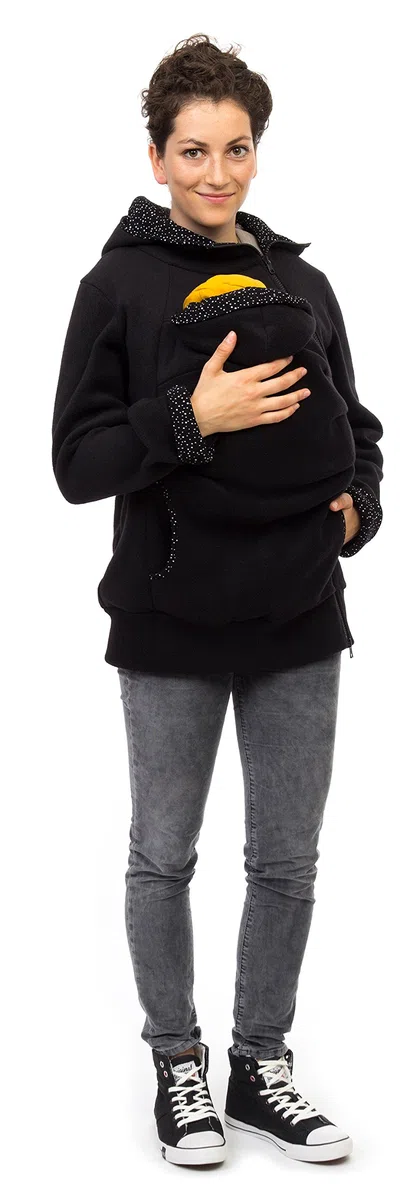 Viva la Mama AHOI Veste kangourou pour bébé en polaire