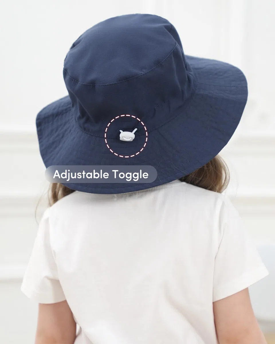 Adorel Chapeau Soleil Bob Été Anti UV Enfant Lot de 2