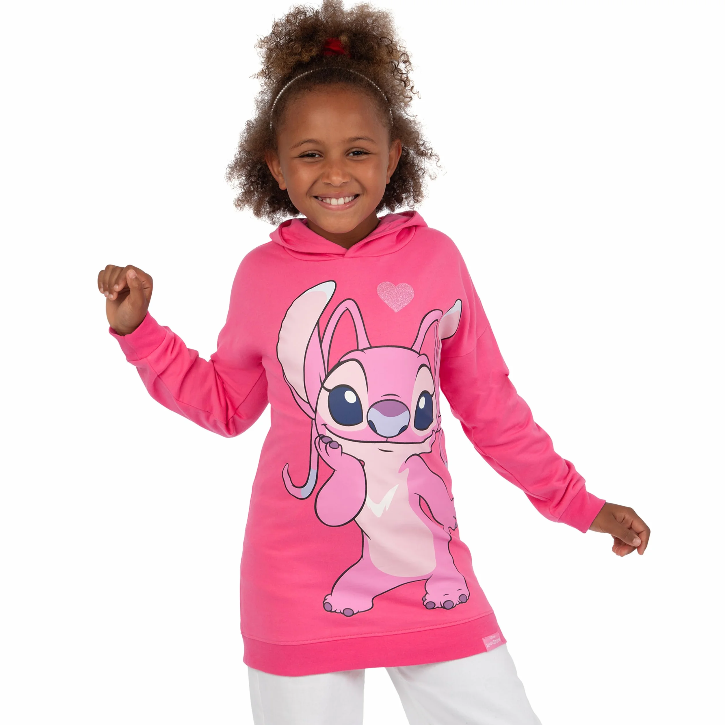 Disney Pull Stitch | Stitch Et Angel Sweat Enfant Fille | Long Sweats à Capuche Fille | Stitch Vetement Fille | 5 A 13 Ans